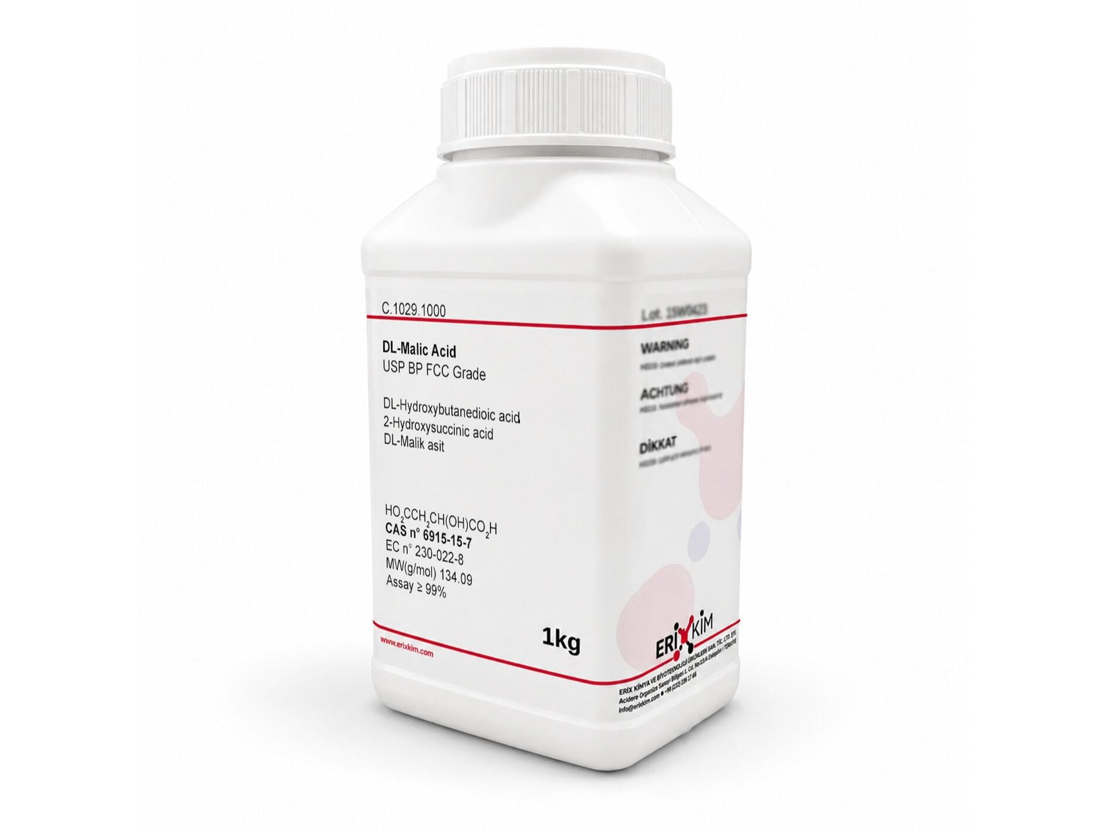 malik-asit.jpg DL-Malik Asit - Malic acid E296 Extra Pure 1 Kg - Görsel 1