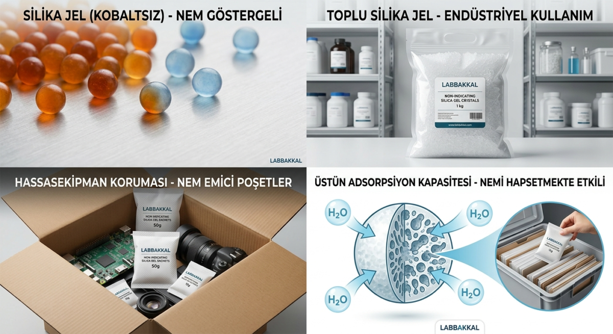 Silikajel Beyaz Nem Alıcı – 4 Kg Granül - Görsel 2