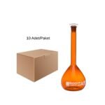 Balon Joje Amber 500 ml Plastik Kapaklı 10 Adet – Laboratuvar Ölçüm Şişesi