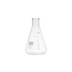 Cam Erlen Dar Boyun 1000 ml – Isıya Dayanıklı Laboratuvar Erleni