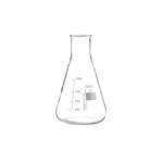 Cam Erlen Geniş Boyun 1000 ml – Isıya Dayanıklı Laboratuvar Erleni