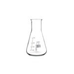 Cam Erlen Geniş Boyun 500 ml – Isıya Dayanıklı Laboratuvar Erleni