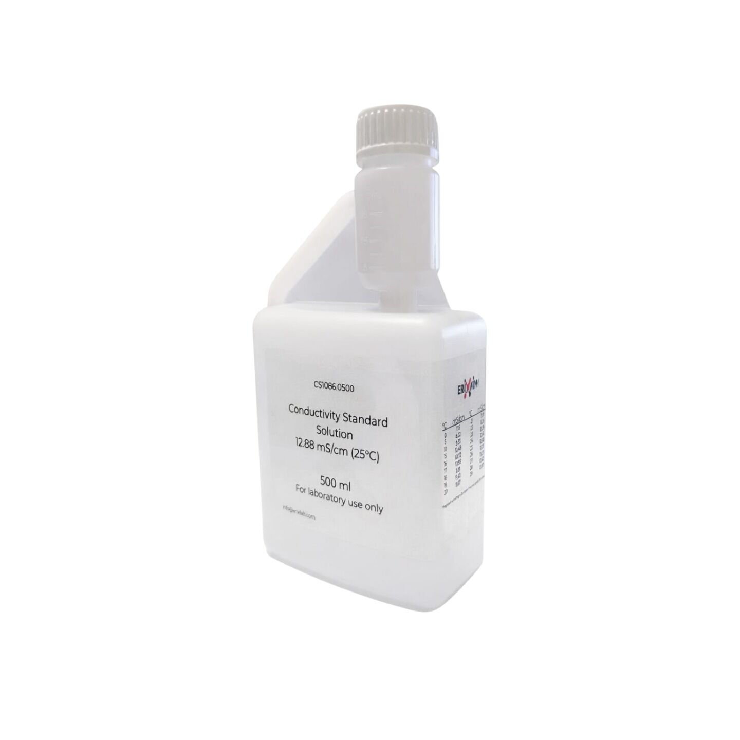 iletkenlik-sivisi-12-88-mscm-500-ml.jpeg İletkenlik Sıvısı 12.88 mS/cm 500 ml– EC Metre Kalibrasyon Çözeltisi - Görsel 1