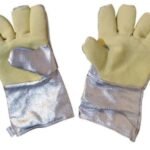 Isı Eldiveni 33 cm Extra Alüminize Koruma Dayanıklı Kevlar Eldiven 1 Çift