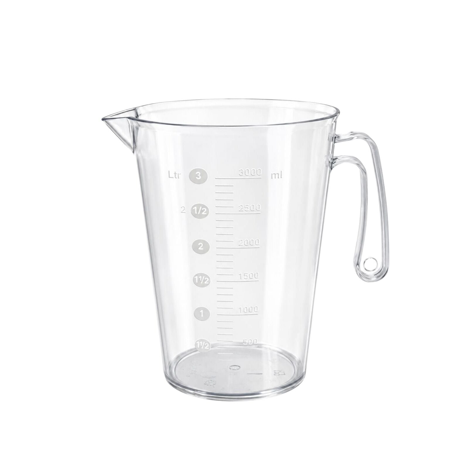 kulplu-beher-3-litre-seffaf-polikarbon-olcu-kabi.jpeg Kulplu Beher 3 Litre – Şeffaf Polikarbon Ölçü Kabı - Görsel 1