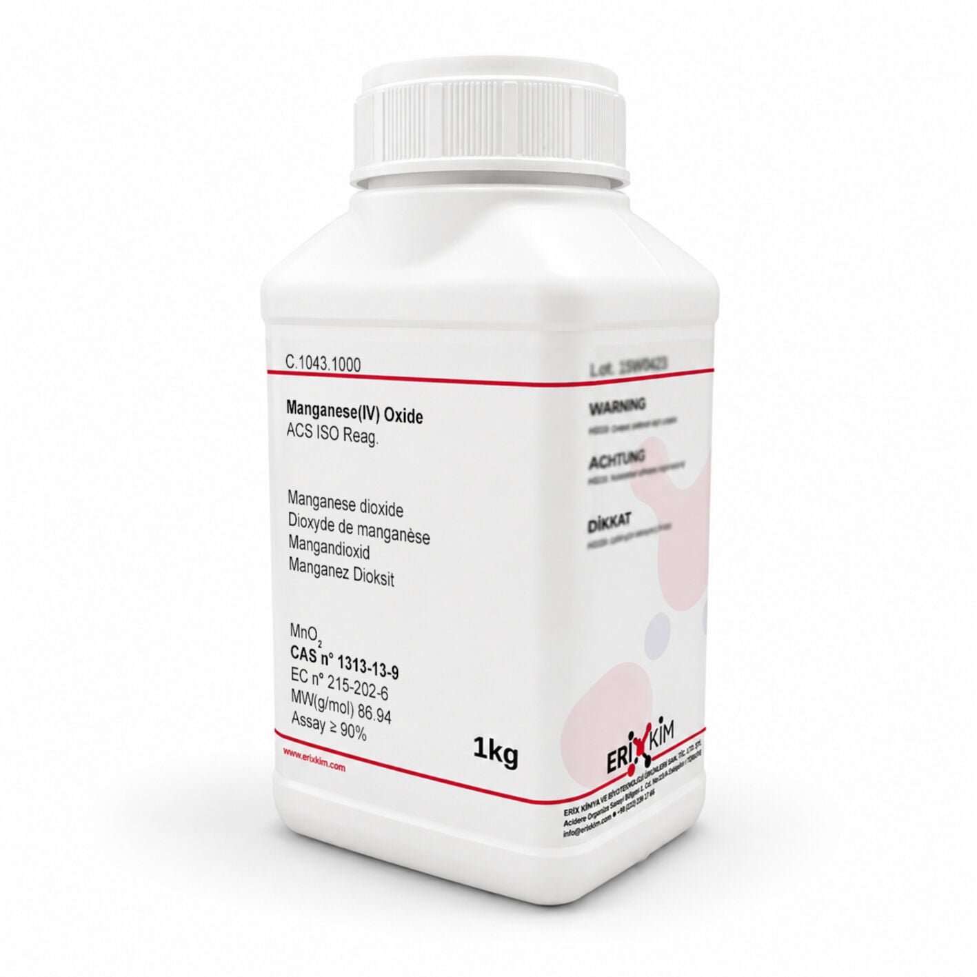 manganez-dioksit.jpg Mangan Dioksit 1 kg - Manganese Dioxide Powder - Görsel 1