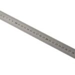 Metal Cetvel 30 cm Paslanmaz Çelik Çift Taraflı