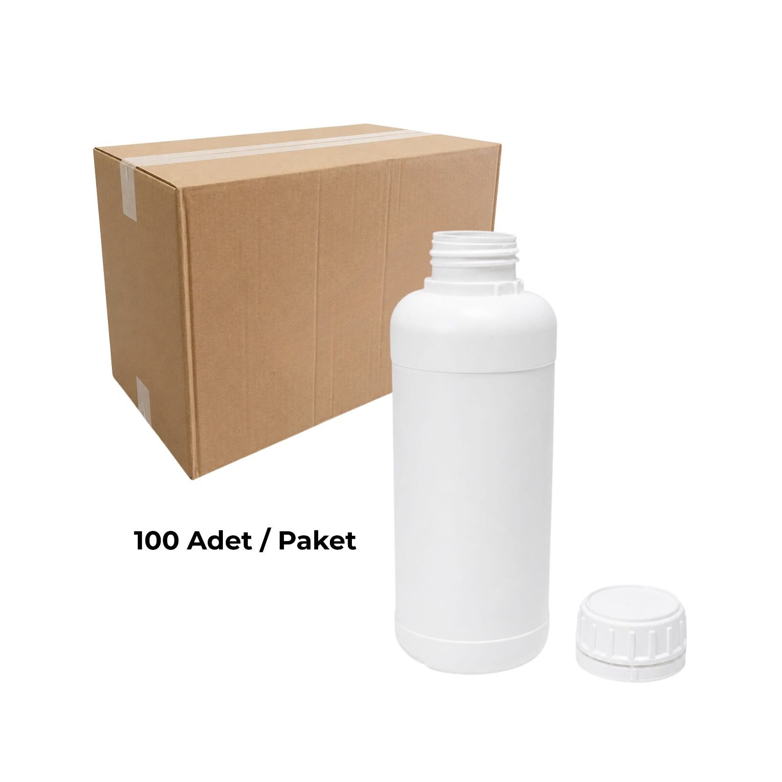 plastik-yuvarlak-sise-1000-ml-beyaz-kilitli-kapakli-numune-sise-100-adet.jpeg Plastik Yuvarlak Şişe 1000 ml - Beyaz Kilitli Kapaklı Numune Şişe 100 Adet - Görsel 1