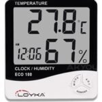 Dijital Sıcaklık ve Nem Ölçer - 50°C +70°C LCD Ekran Termometre Higrometre