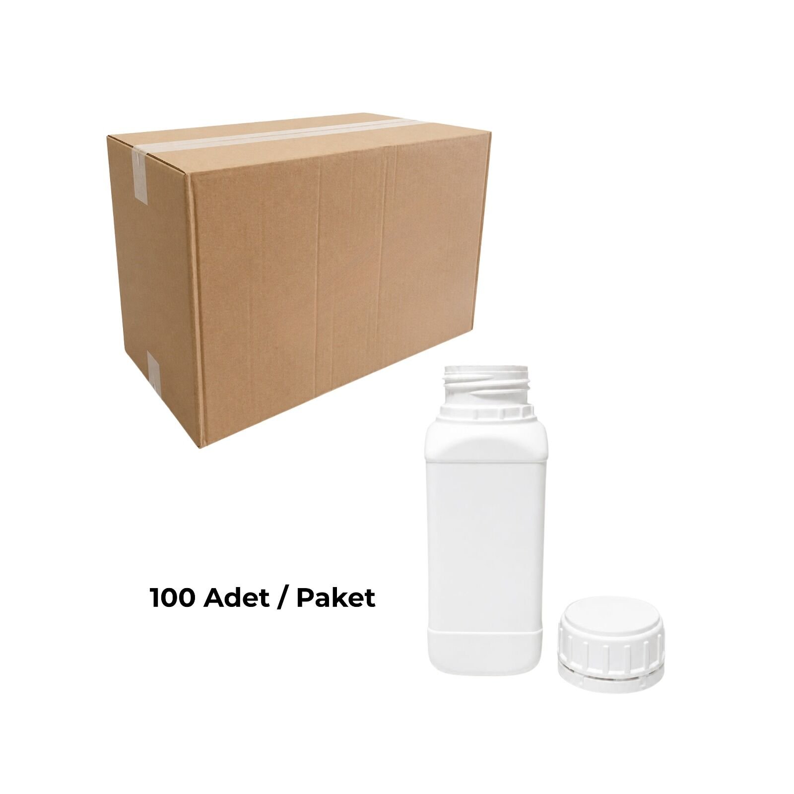 whatsapp-image-2026-07-14-at-12-20-17.jpeg Plastik Kare Şişe 500 ml - Beyaz Kilitli Kapaklı Numune Şişe 100 Adet - Görsel 1