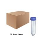 50 ml Santrifüj Test Tüpü 50 Adet – Dibi Konik Falkon Tüpü