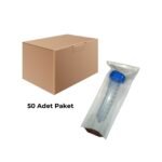 50 ml Santrifüj Test Tüpü 50 Adet Steril – Dibi Konik Falkon Tüpü
