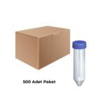50 ml Santrifüj Test Tüpü 500 Adet – Dibi Konik Falkon Tüpü